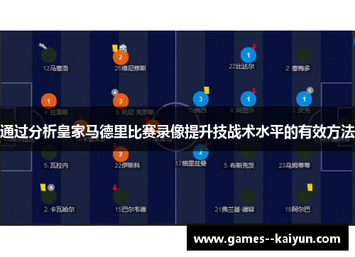 通过分析皇家马德里比赛录像提升技战术水平的有效方法